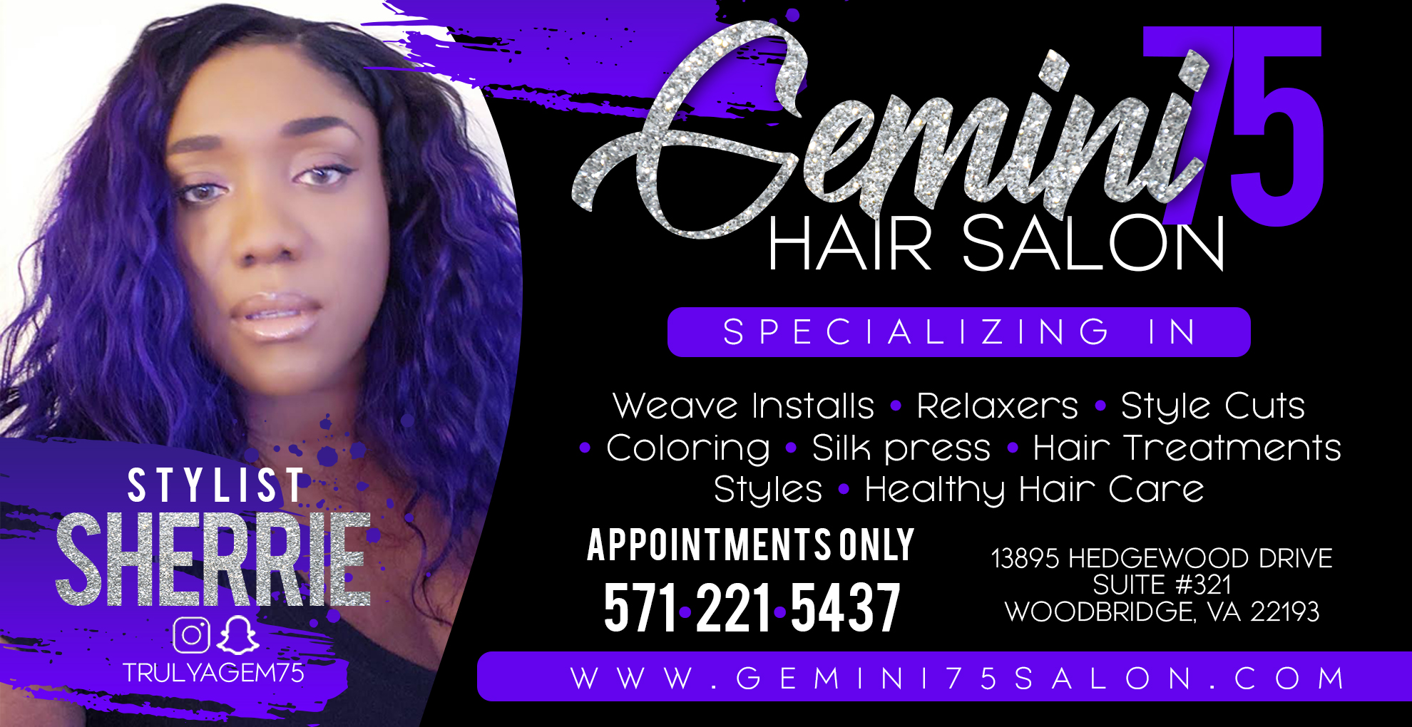 Gemini 75 Hair Salon Where Your Hair Health Is The Root Of Our